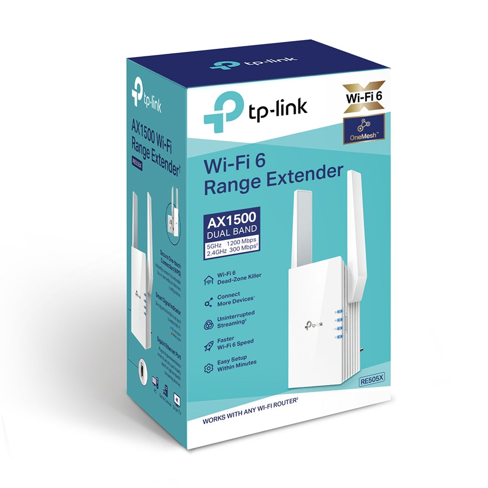 Extensor de Rango AX1500 TP-Link, RE505X
