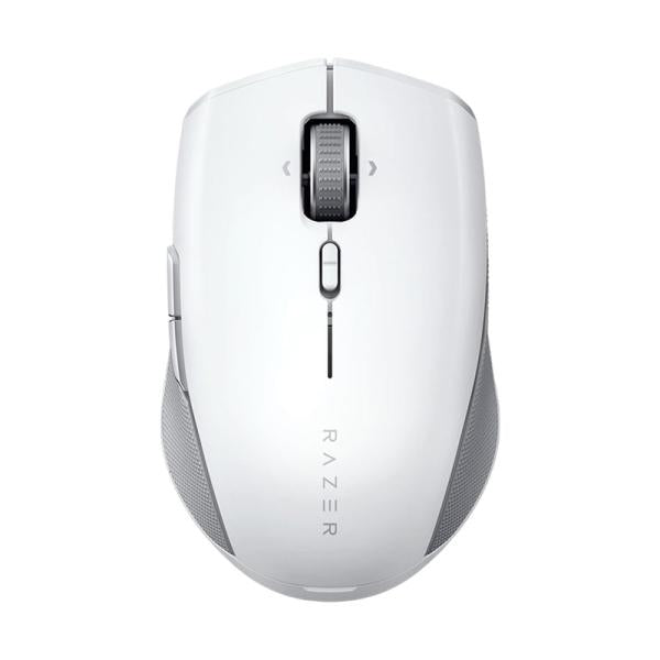 Mouse gaming Razer Pro Click Mini inalámbrico vista frontal con receptor USB