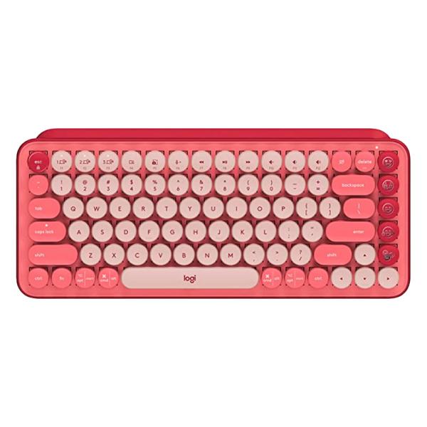 Comparativa de tamaño del teclado Logitech POP Keys formato mini sin teclado numérico