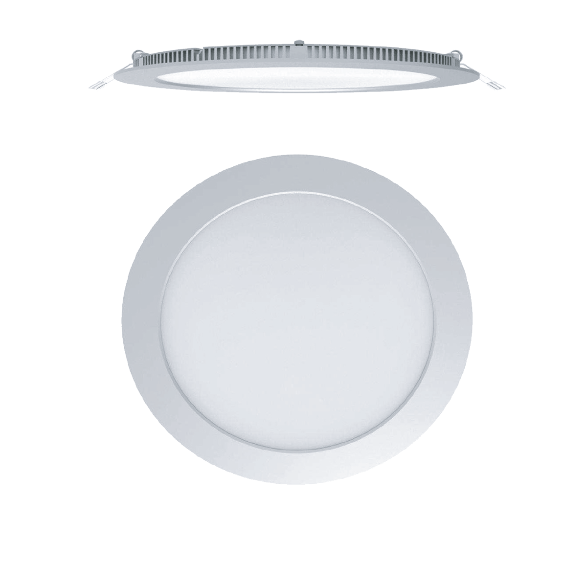 GEL Panel LED Redondo Empotrable 18W 6500K, 31012E-DL