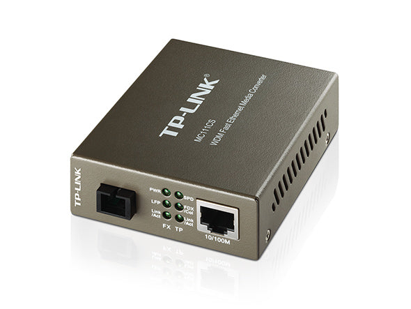 ADAPTADOR TP LINK CONVERTIDOR 10/100 MBPS WDM MEDIA MC111CS UN