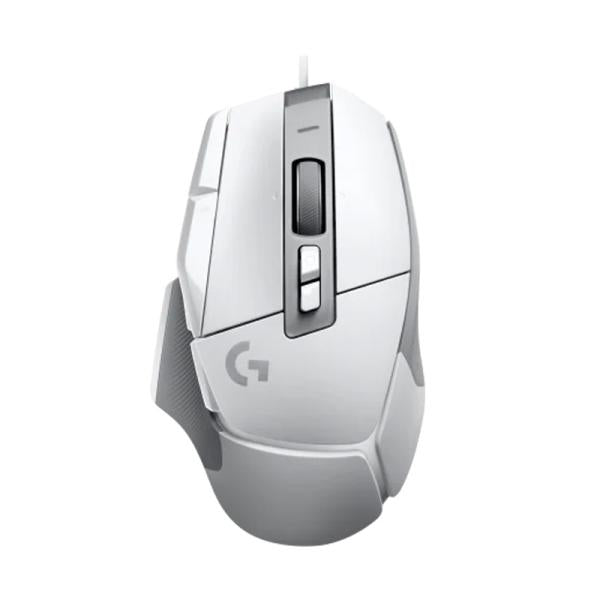 Mouse Gaming Logitech G502 X vista en ángulo mostrando sensor HERO 25K de precisión