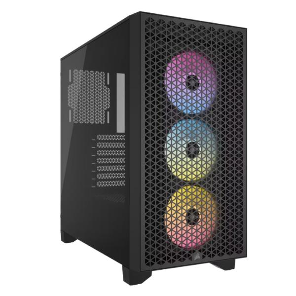 Corsair Case 3000D RGB Airflow Mid Tower Negro, CC-9011255-WW