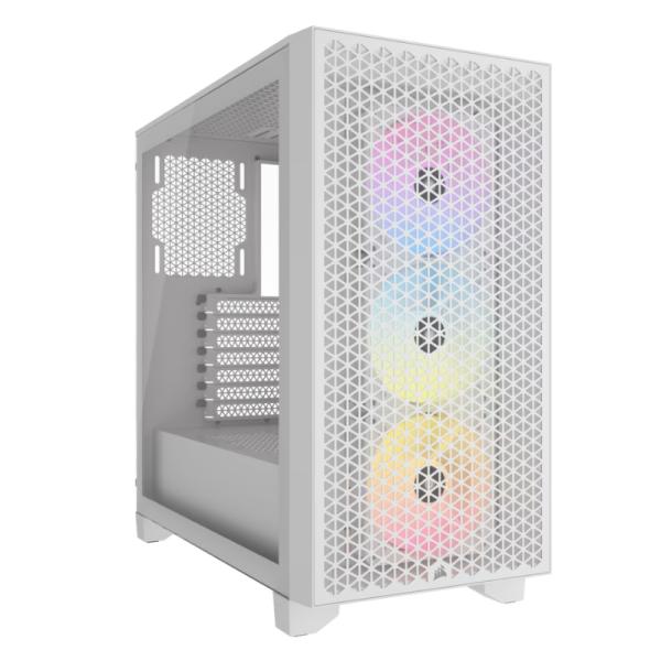 Corsair Case 3000D RGB Airflow Mid Tower Blanco, CC-9011256-WW