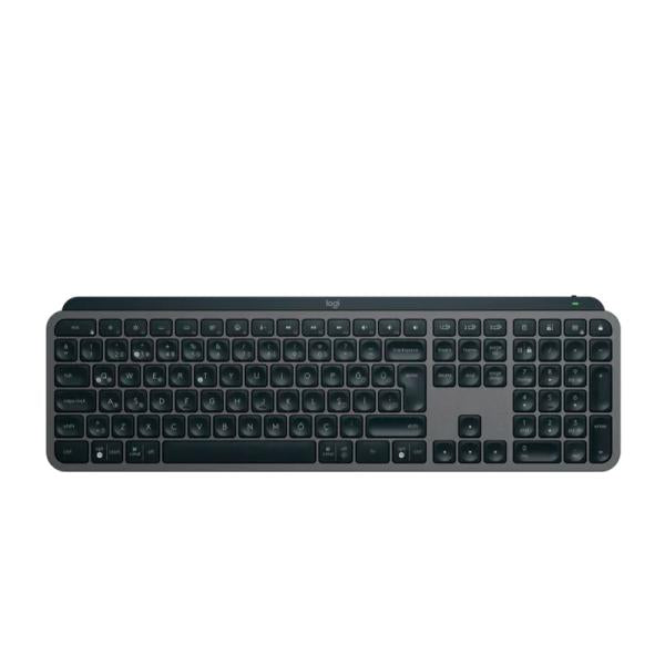 Teclado Logitech MX Keys S en uso con múltiples dispositivos conectados por Bluetooth