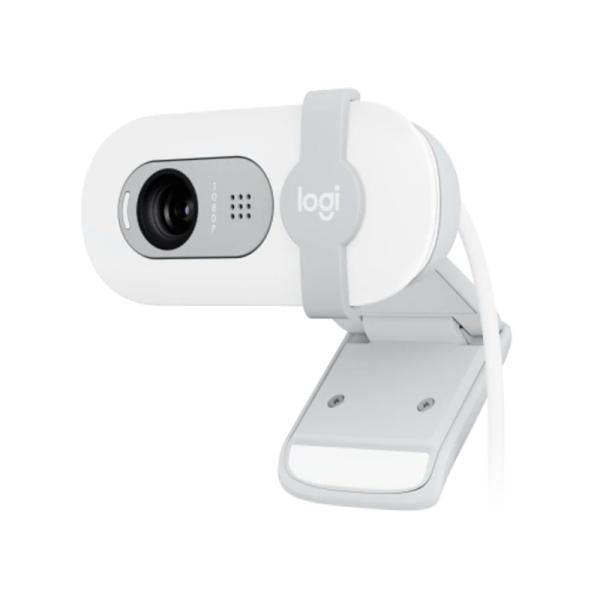 Logitech Cámara Web Full HD 1080p Blanco, Brio 100