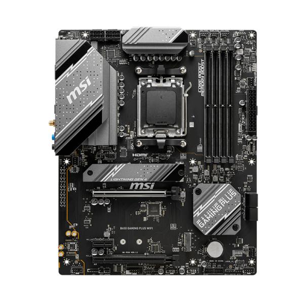 Empaque y accesorios incluidos con la motherboard MSI B650 Gaming Plus WiFi