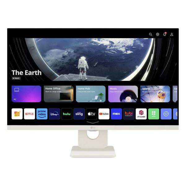 LG Monitor 27" FHD IPS webOS Smart, 27SR50F-W