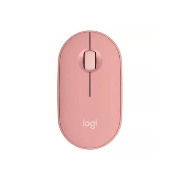 Mouse Logitech Pebble 2 M350S conectado vía Bluetooth en escritorio moderno