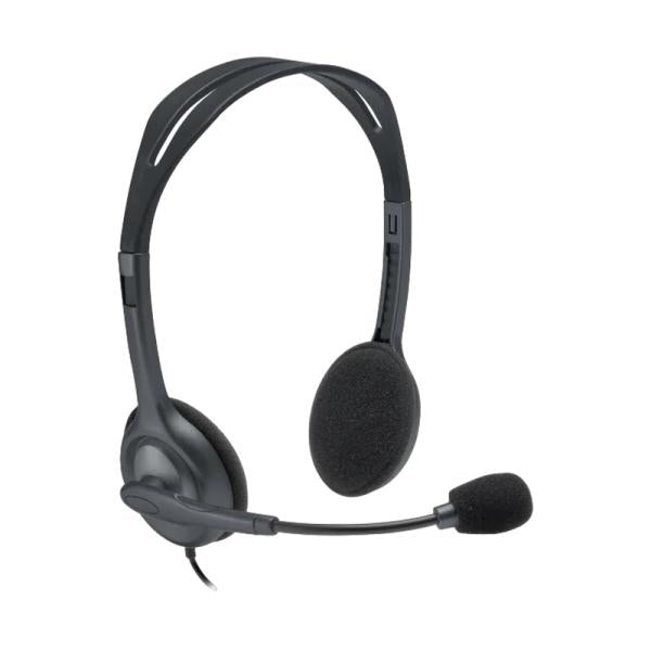 Packaging y accesorios incluidos con headset Logitech H111 stereo