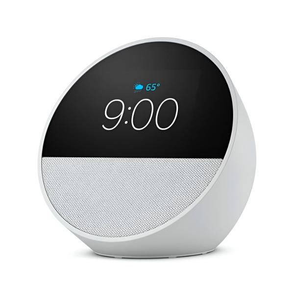 Amazon Echo Spot 2024 | Reloj Inteligente con Alexa | Alarma | Pantalla LED