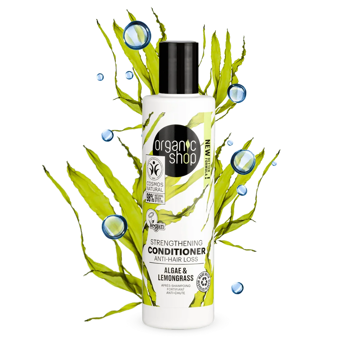 Organic Shop Acondicionador anticaída algas y limoncillo 280ml