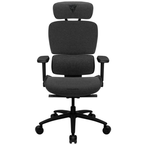 Silla ejecutiva ThunderX3 XTC Loft con respaldo de malla transpirable y asiento de cuero sintético vista frontal