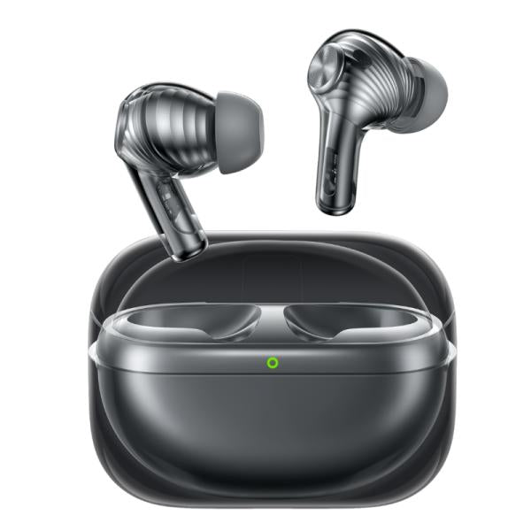 Audífonos Oraimo SpaceBuds Pro vista 360 grados mostrando características