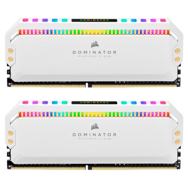 Corsair RAM Dominator RGB DDR4 16GB White, CMT16GX4M2C3600C18W
