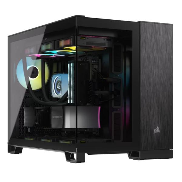 Corsair Case 2500X Micro-ATX Black/Obsidian, CC-9011287-WW