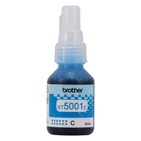 Botella tinta Brother BT5001C cian original para impresoras DCP y MFC
