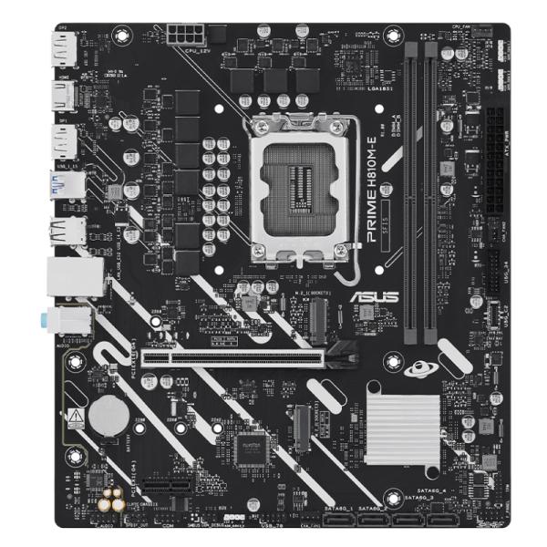 Tarjeta madre ASUS PRIME H810M-E LGA1851 micro ATX con chipset Intel H810 y soporte DDR5