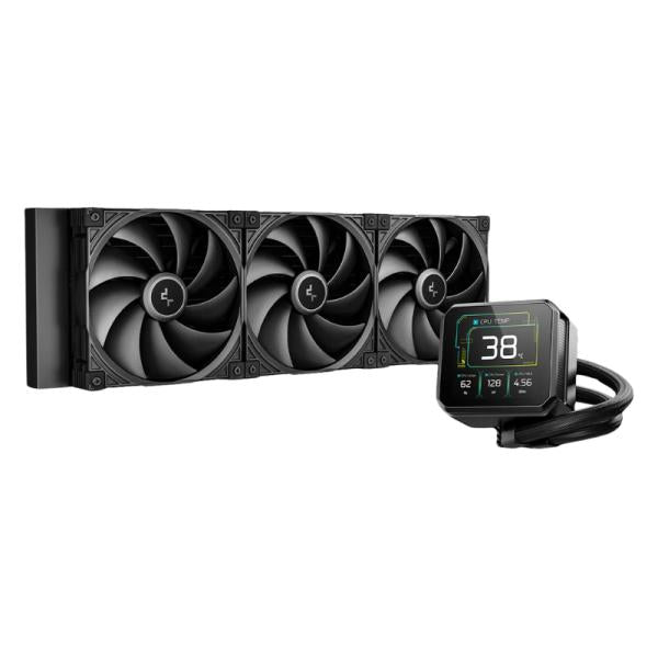 Sistema enfriamiento líquido DeepCool Spartacus 420 AIO completo con radiador 420mm y bomba negro
