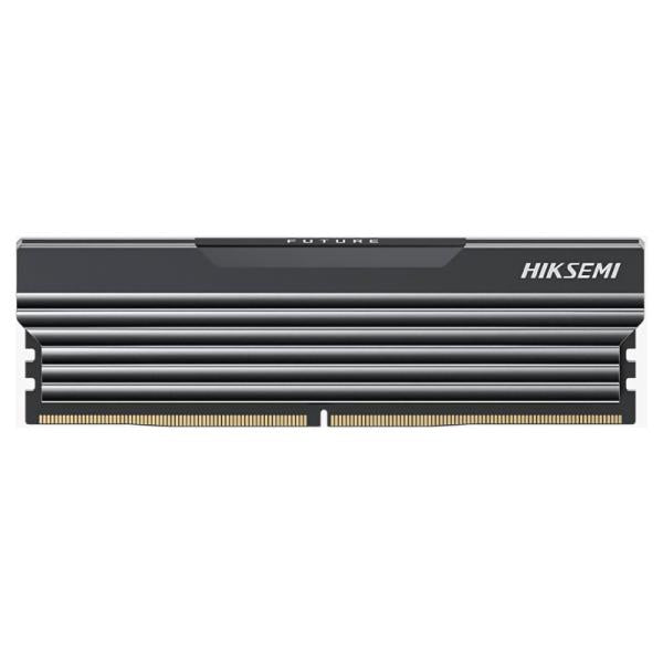 Memoria RAM HIKSEMI 16GB DDR4 3200MHz negra vista frontal con etiqueta del modelo