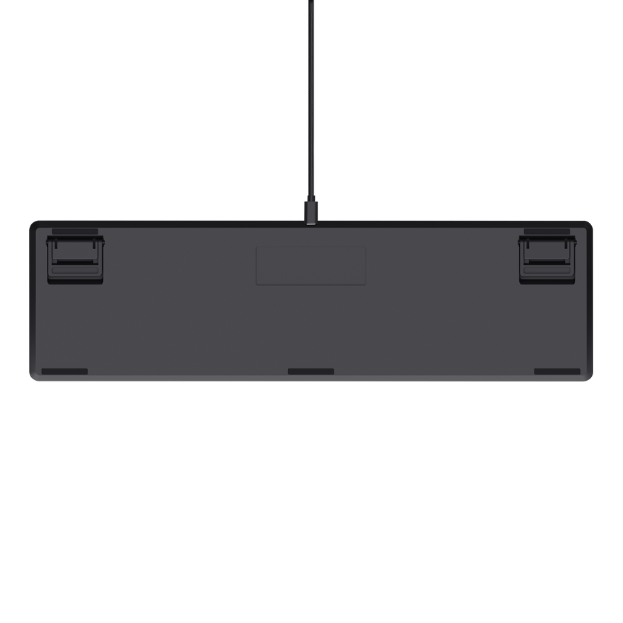 Empaque y accesorios incluidos con el teclado Trust GXT 866 Torix