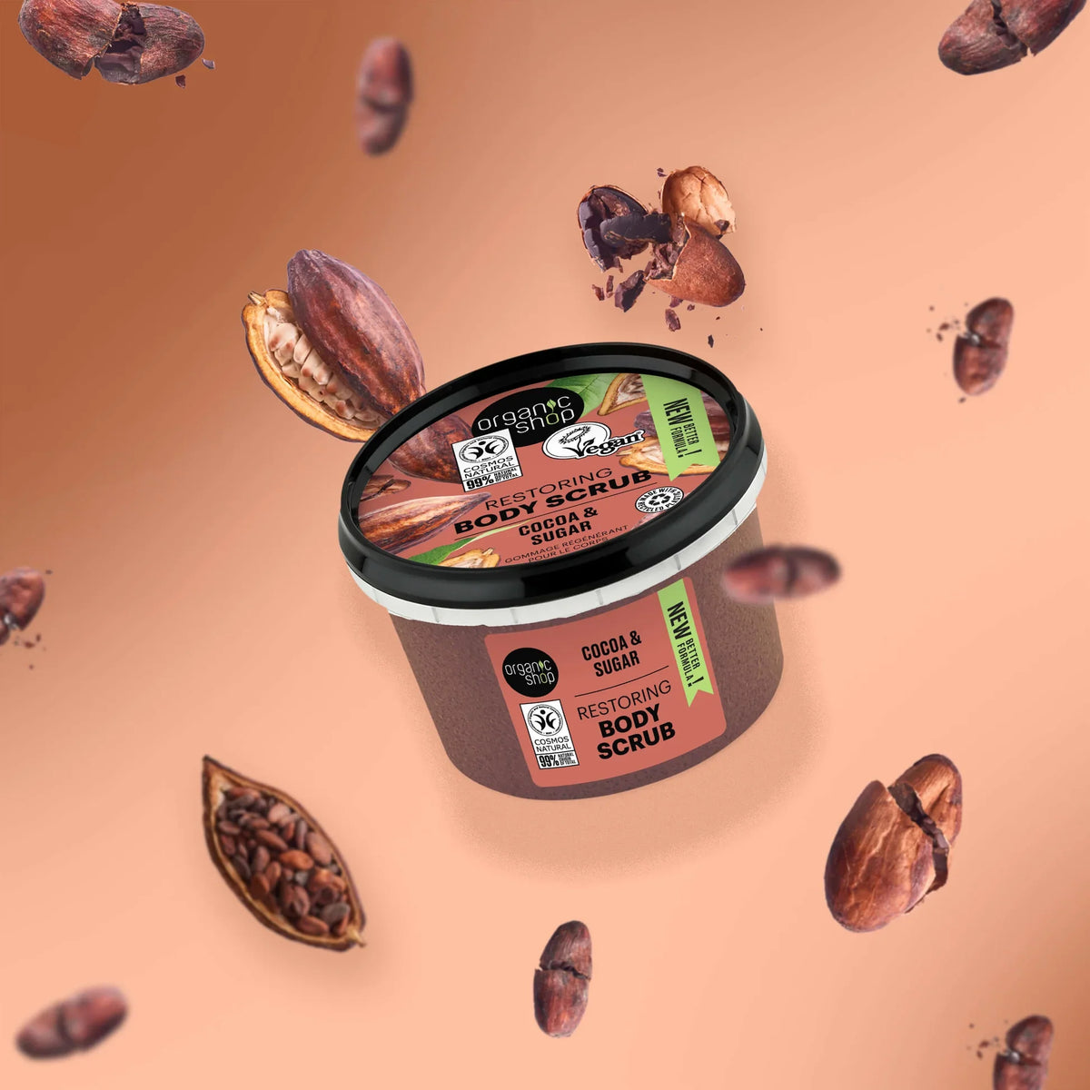 Organic Shop Exfoliante corporal restaurador cacao