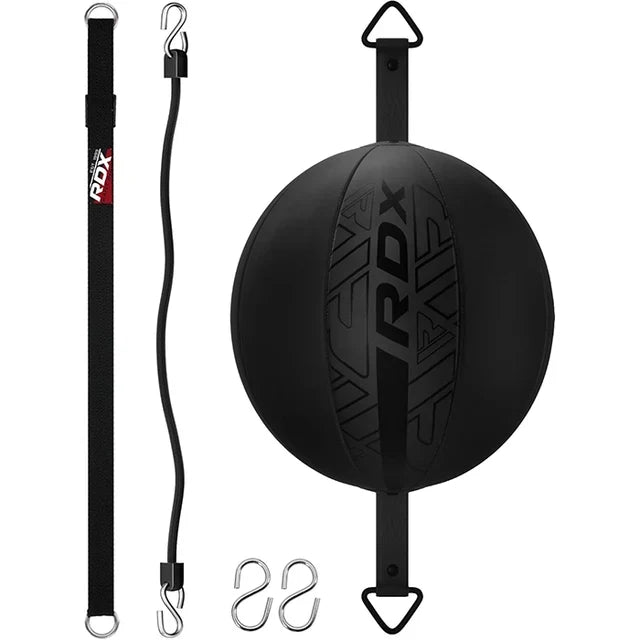 RDX Saco de Boxeo Doble Extremo Negro, KARA F6