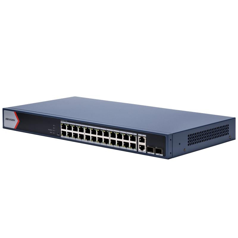 Hikvision switch 24 puertos PoE, DS-3E1528P-EI/M