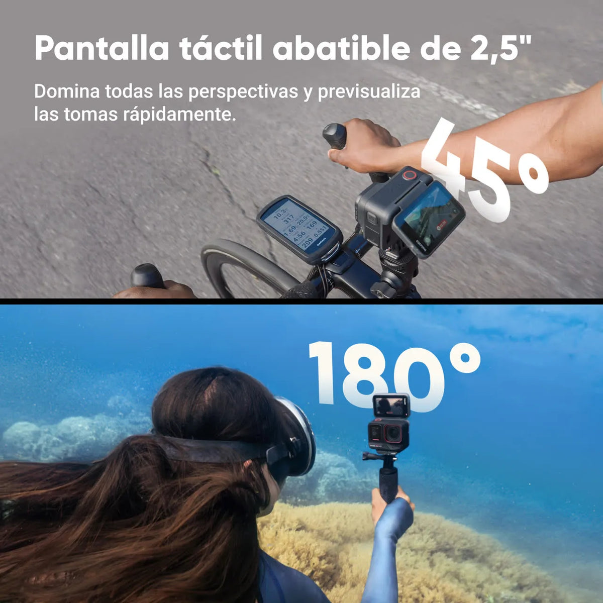 Insta360 Cámara de Acción Hasta 8K con 2 Baterías, Ace Pro 2