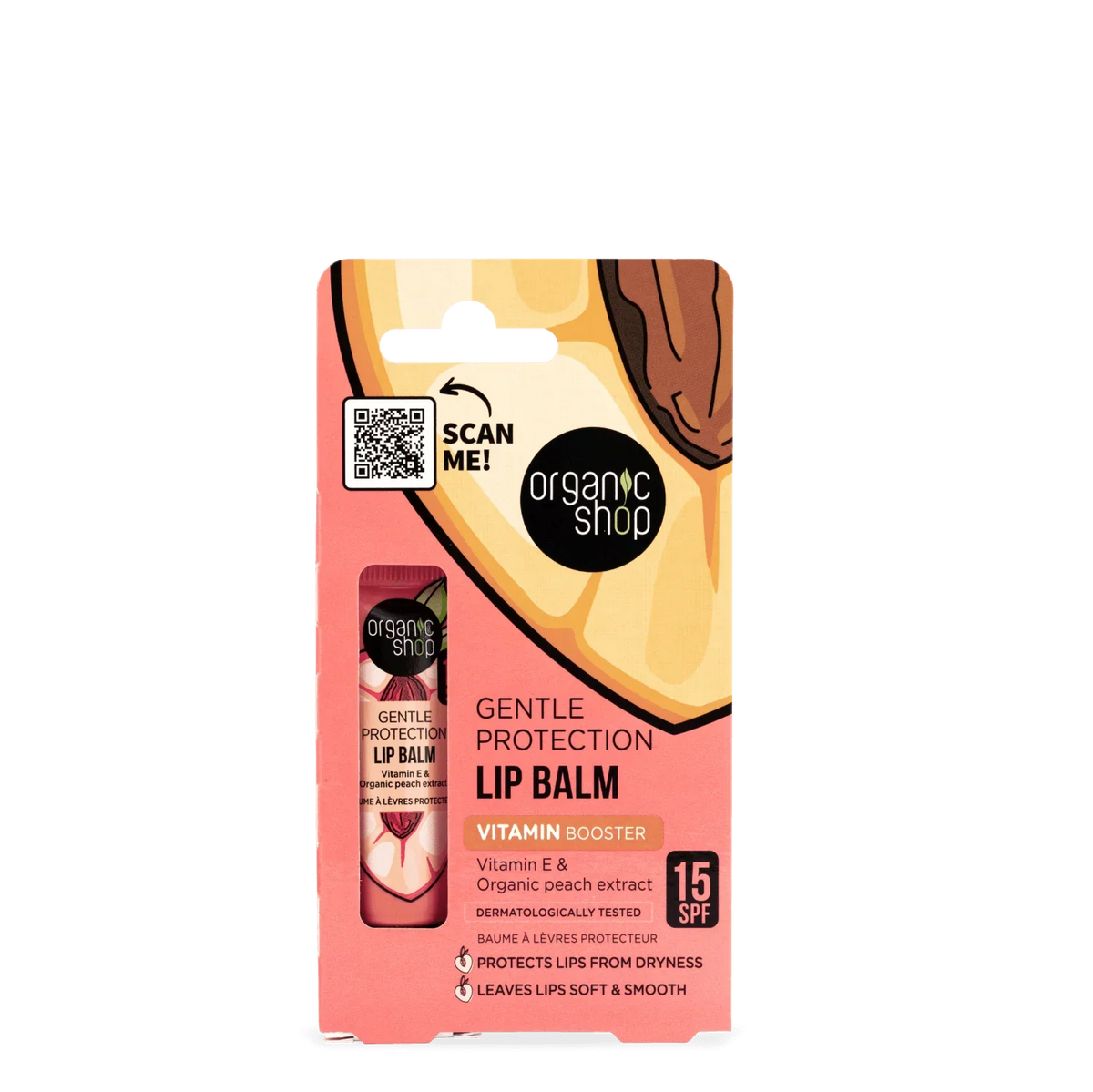 Organic Shop Bálsamo labial vitamina E SPF 15 10 ml