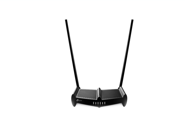 Router TP-Link TL-WR841HP inalámbrico vista frontal con antenas