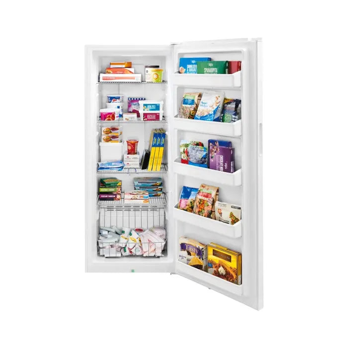 Congelador Vertical Frigidaire FFU13W3HUW | 13 Pies | Una Puerta | Blanco