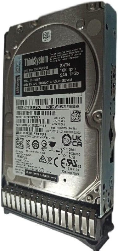 Lenovo disco duro ThinkSystem 2.5 pulgadas 2.4TB 10K SAS 12Gb Hot Swap 512e HDD 7XB7A00069