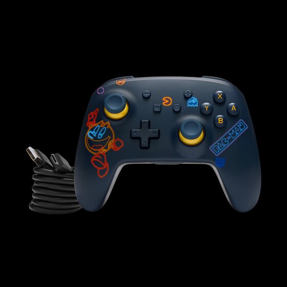 PowerA Control Inalámbrico Switch PAC-MAN Neon, NSGP0458-01