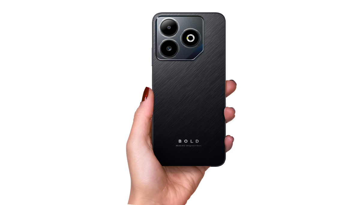 Blu Celular 6.8" HD+ 128GB Negro, Bold K12