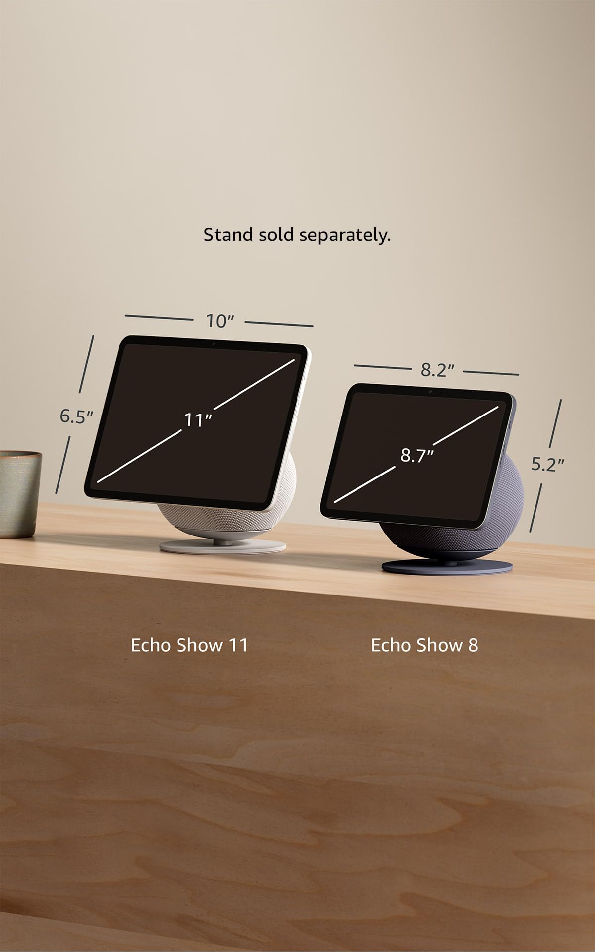 Amazon Pantalla Inteligente 8.7" Blanco, Echo Show 8 2025