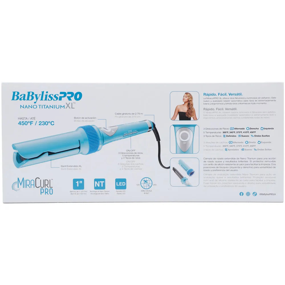 BaBylissPRO Rizadora MiraCurl Pro XL 1"