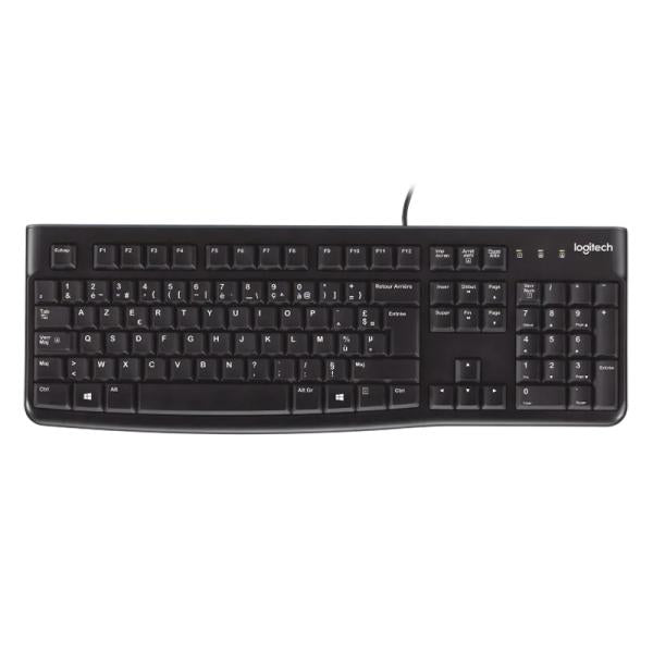 Logitech Teclado Alámbrico USB Inglés, K120