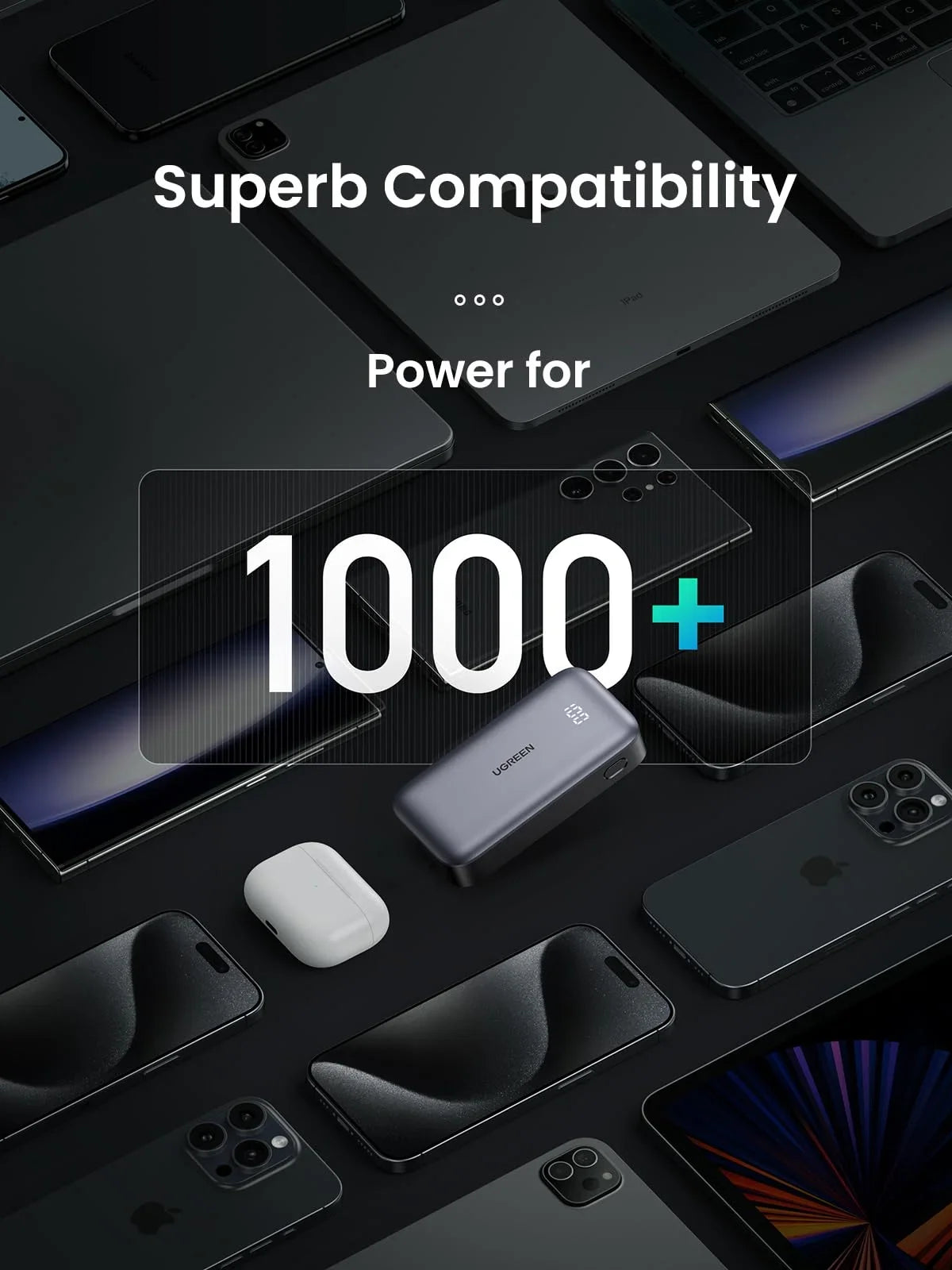 Ugreen Power Bank PB502 10000mAh 30W, 25185
