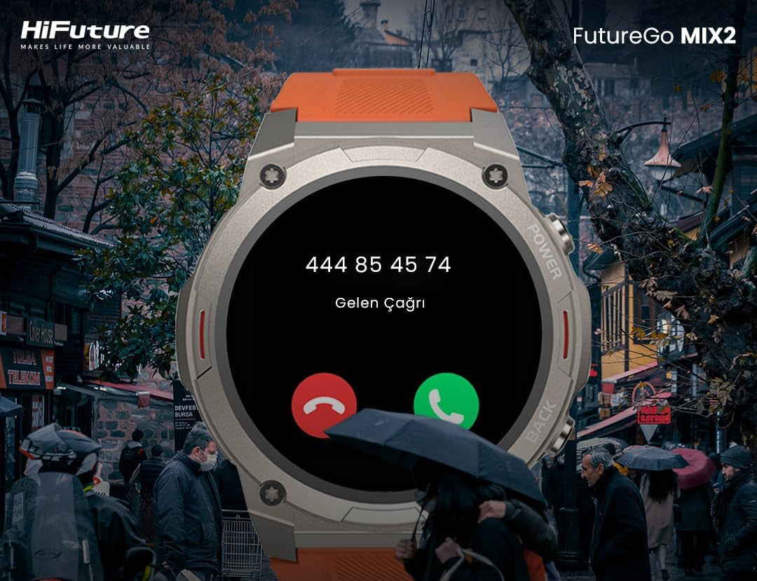 Smartwatch HiFuture Mix 2 | Pantalla Táctil | Bluetooth | Monitor de Actividad