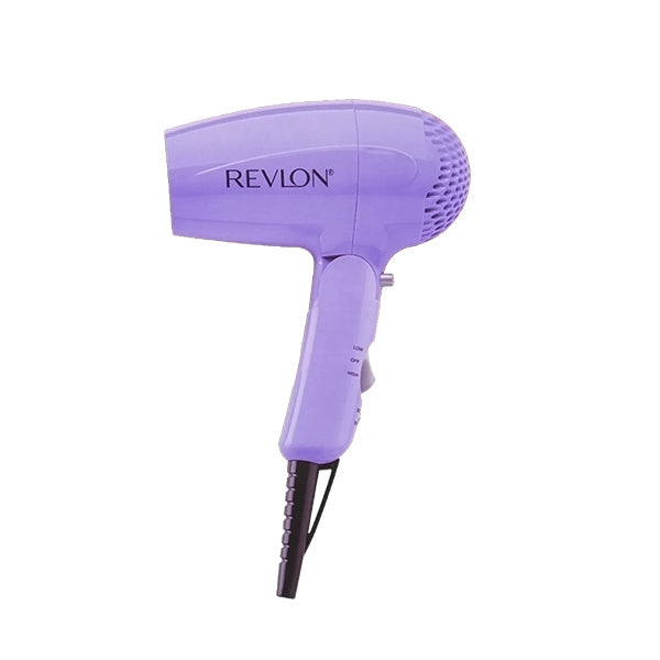 Secadora de Viaje Compacta 1875W Revlon Morado | Para secar tu cabello en cualquier lugar con estilo y comodidad