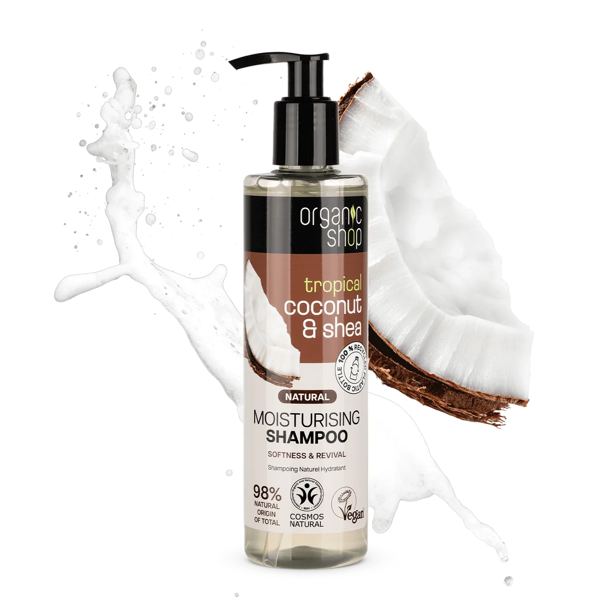 Organic Shop Shampoo humectante coco y karité 280ml