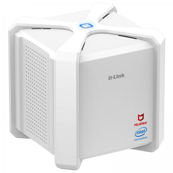 Router D-Link DIR-2680 AC2600 vista frontal con antenas externas