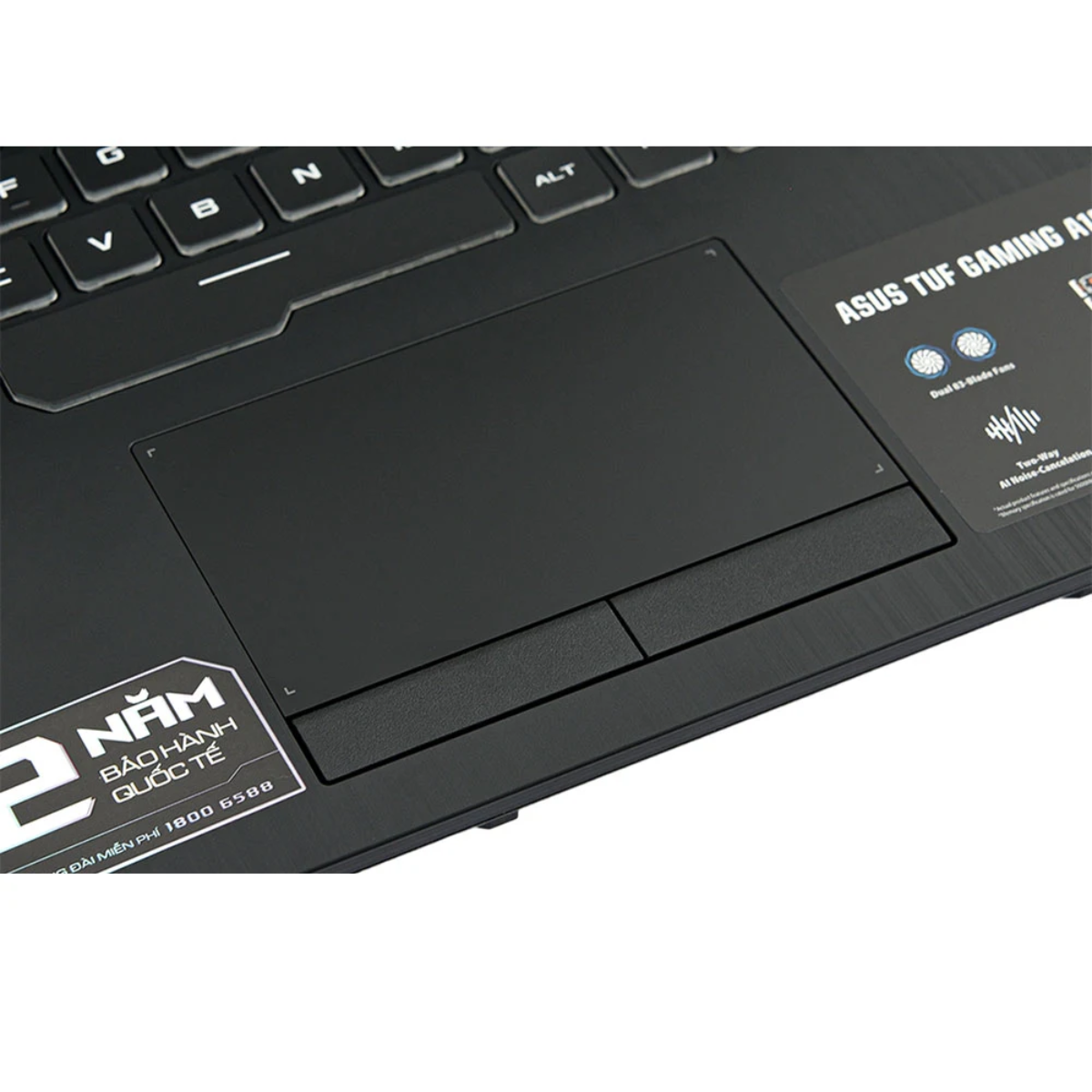 Laptop ASUS TUF Gaming A15 FA506NC vista completa abierta