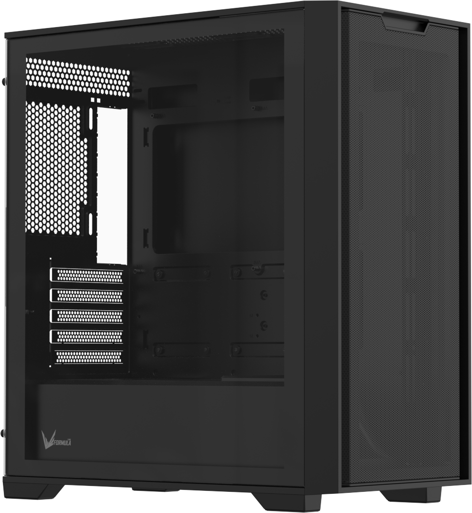 Formula V Line Air Mesh GX600 Plus negro, vista adicional del gabinete