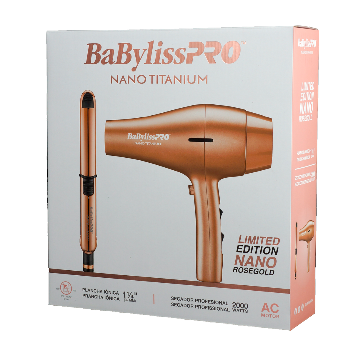 BaByliss combo Rose Gold SM1093, empaque