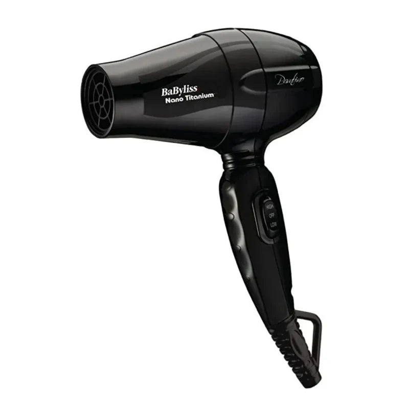 BaBylissPRO Secadora Mini Nano Titanium Bambino 1000 W Negra, BABNT5510