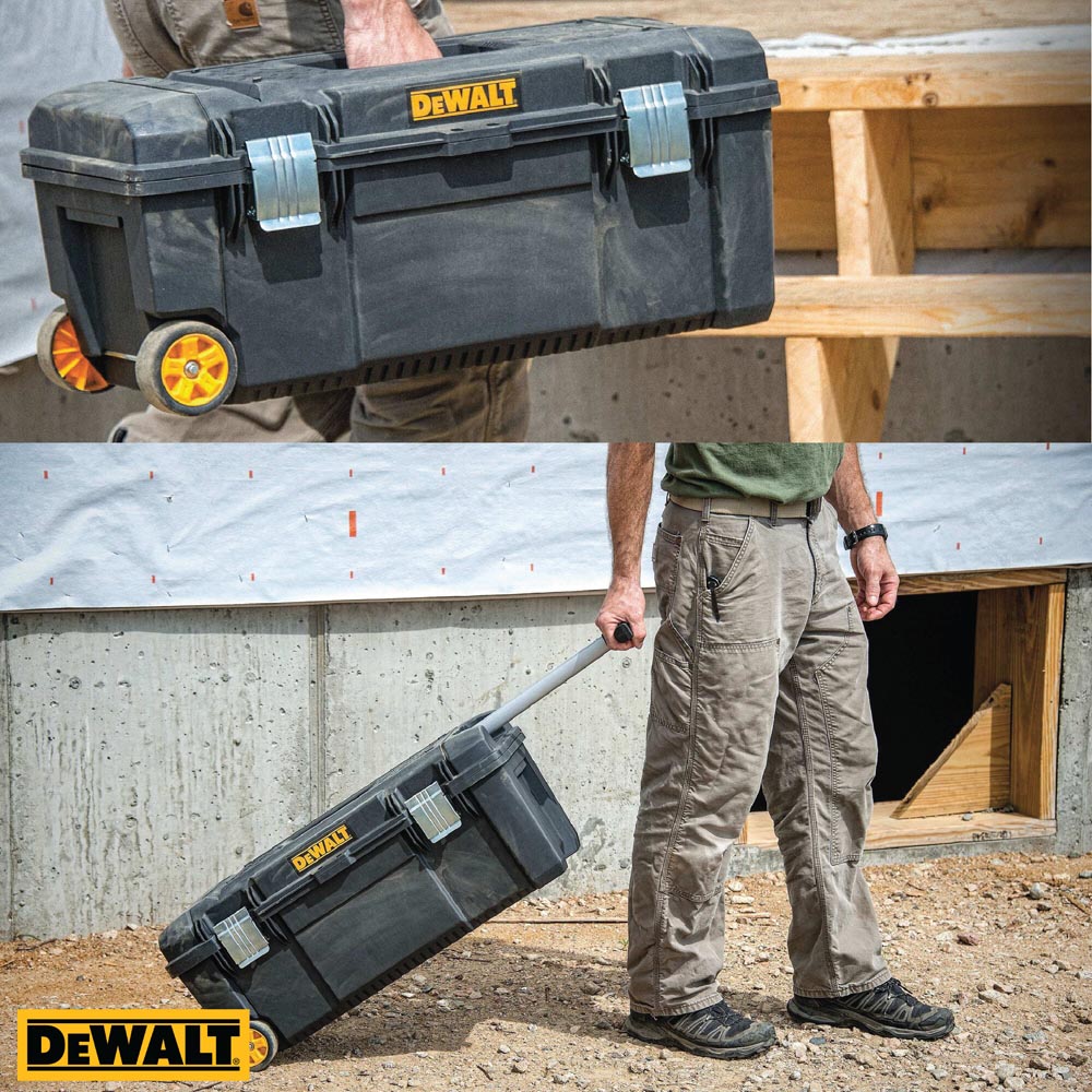 De Walt Caja de Herramientas 28" con Ruedas, Capacidad 80 lb, DWST28100