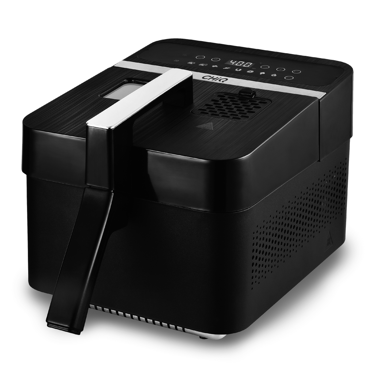 CHIQ CQXAO03G1T1B Freidora de Aire y Aceite Duo Touch Negra 3.5 L + 1.8 L 1200 W