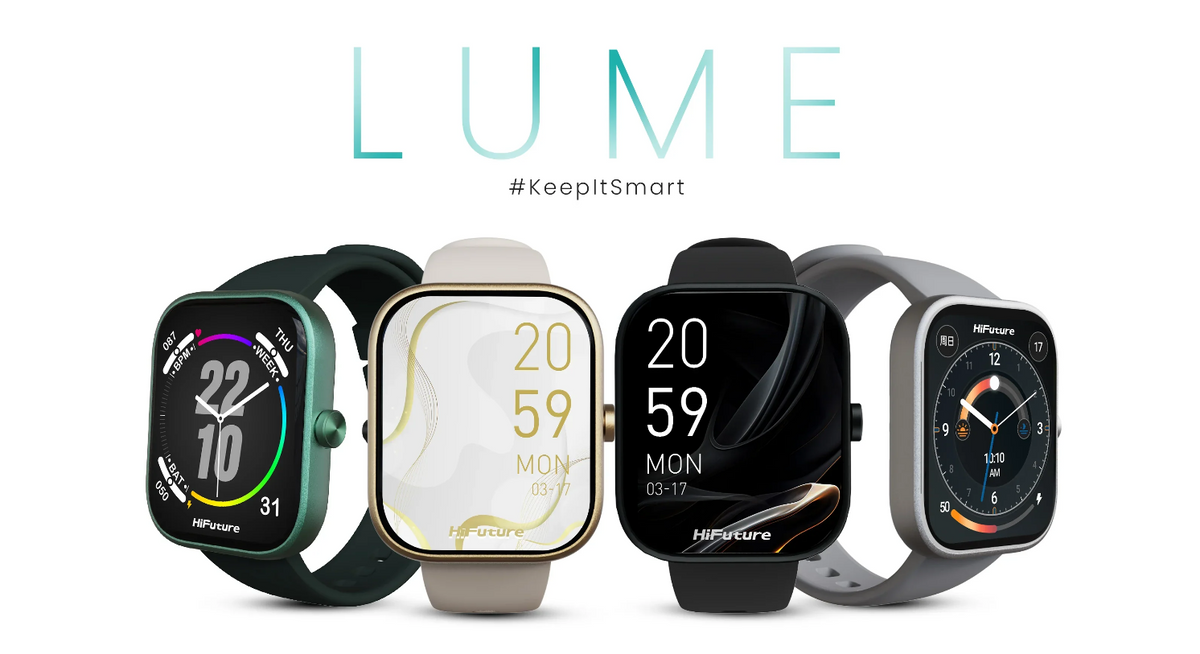 Smart Watch HiFuture Lume | Pantalla AMOLED 1.75” | Llamadas Bluetooth | Monitoreo de Salud | Resistencia IP68